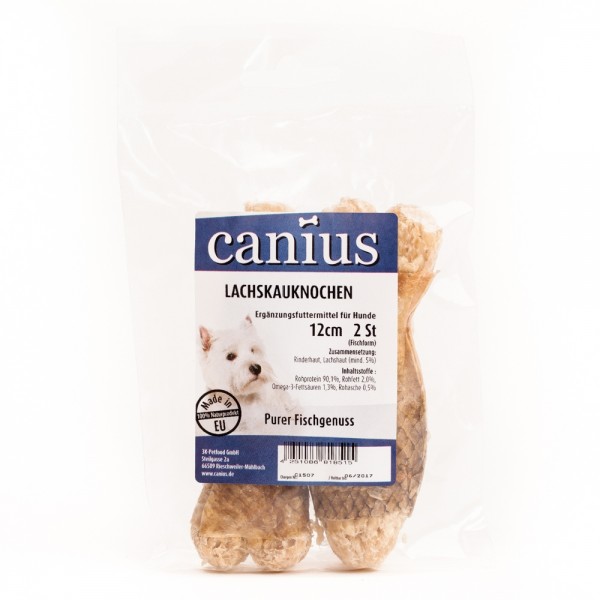 Canius Lachskausnack in Fischform 12cm 2er