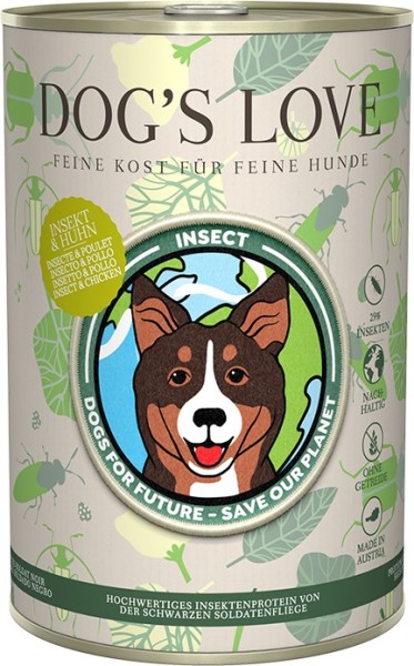 DOG´S LOVE INSEKT & Huhn 400g Dose