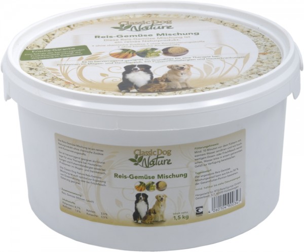 Classic Dog Nature Reis-Gemüse Mischung 1,5kg