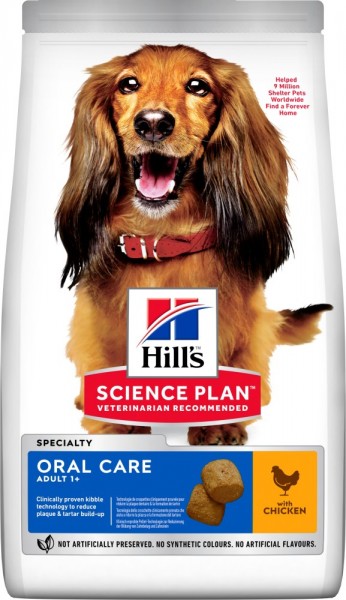 Hills Science Plan Hund Adult Oral Care Medium Huhn - 2kg Beutel