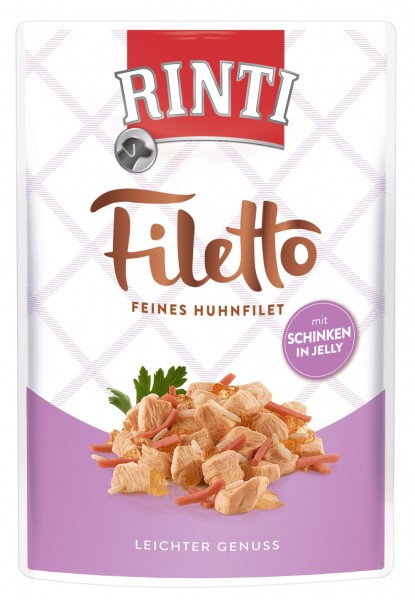 Rinti Filetto Jelly Huhn & Schinken 100g