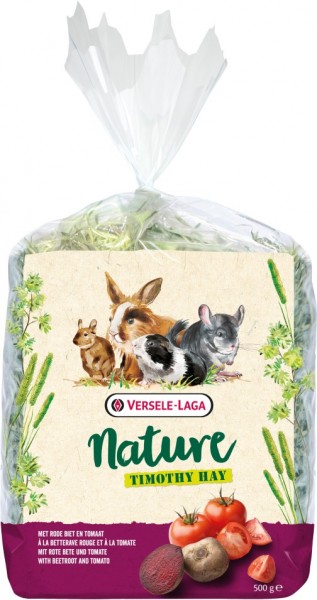 Versele-Laga Nature Timothy Hay Beetroot & Tomato - 500g Frischebeutel