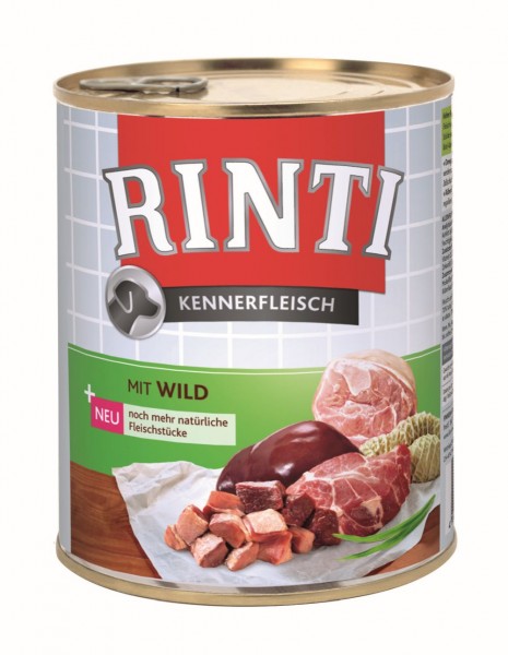 Rinti Pur Kennerfleisch Wild 800g