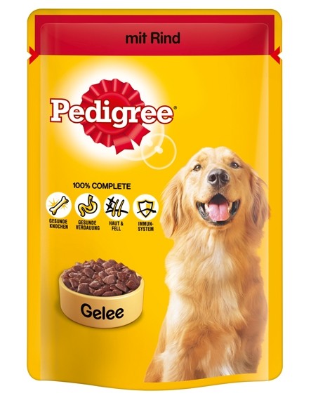 *** Pedigree Frischebeutel mit Rind in Gelee 100g [*** AUSLAUFARTIKEL]