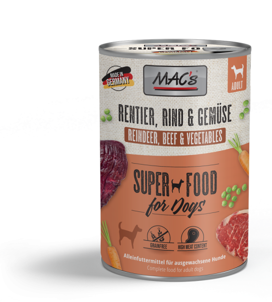 MACs DOG - Rentier, Rind & Gemüse 400g