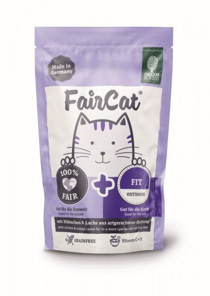 Green Petfood, Katze, FairCat Fit 16x85g Tray