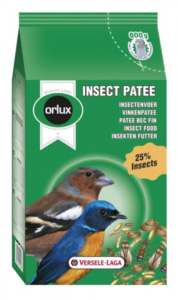 *** Versele-Laga Orlux Insect Patee - Min. 25% Insekten - 800g Frischekarton [*** AUSLAUFARTIKEL]