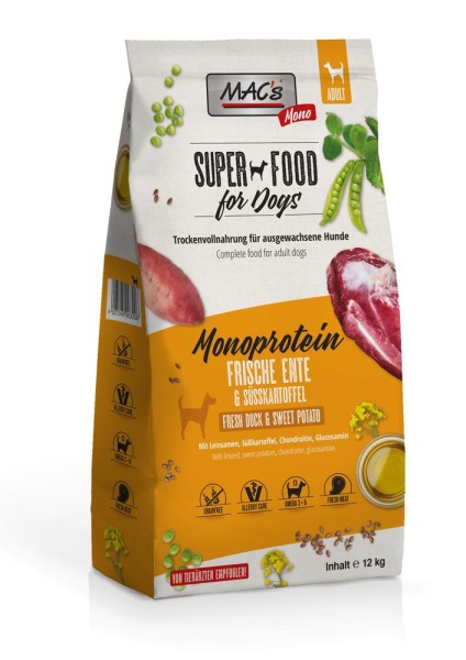 MACs DOG - Mono frische Ente 12kg