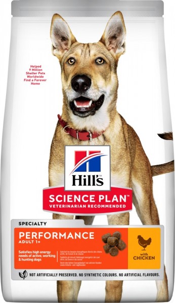 Hills Science Plan Hund Adult Performance - 14kg Sack