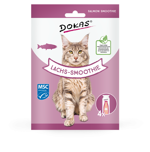 Dokas Cat Snack Lachs-Smoothie 4x30ml