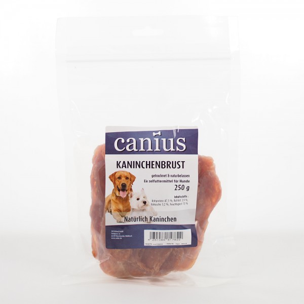 Canius Kaninchenbrust getrocknet 250g