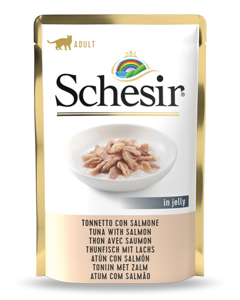 Schesir Cat - Thunfisch & Lachs - 85g Frischebeutel