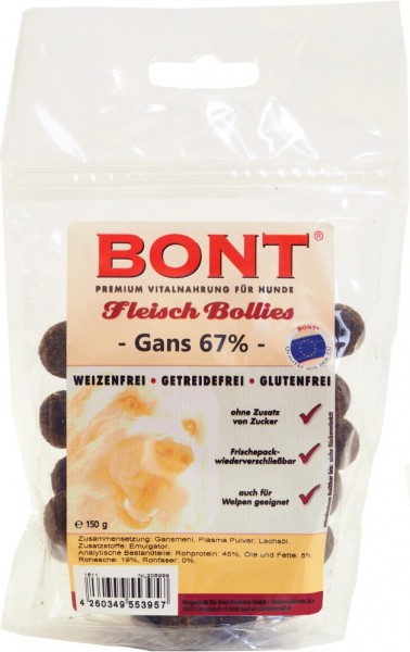 Bont Fleisch-Bollies Gans, 150g