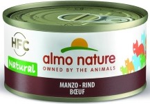 Almo Nature Katze Natural - Rind - 70g Dose