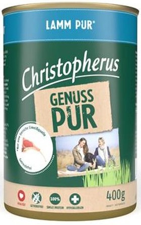 Christopherus Dog - Dose Pur Lamm 400g