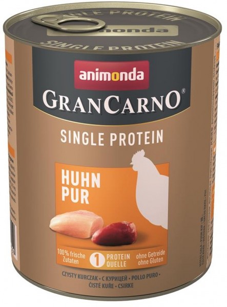 Animonda GranCarno Single Protein Adult Huhn pur - 800g Dose