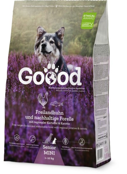 GOOOD Senior Mini Huhn & Forelle 150g