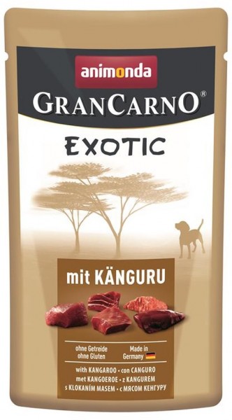 Animonda GranCarno Exotic mit Känguru - 125g Frischebeutel