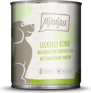 MjAMjAM - Hund leckeres Rind an gekochten Kartoffeln, 800g