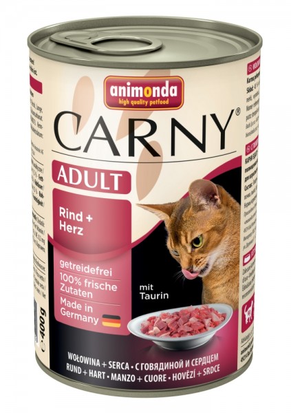 Animonda Carny Adult Rind & Herz - 400g Dose