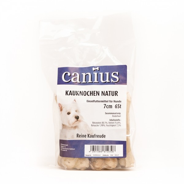 Canius Kauknochen gepresst 7cm 6St