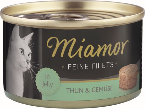 Miamor Feine Filets Heller Thunfisch & Gemüse 100g