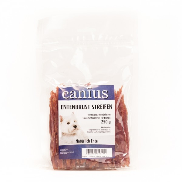 Canius Entenbrust Streifen 250g