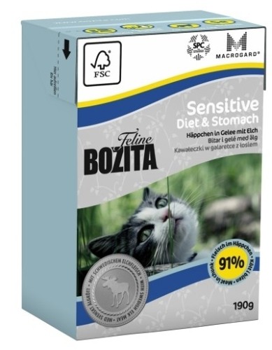 Bozita Cat Tetra Recard Diet & Stomach - Sensitve 190g
