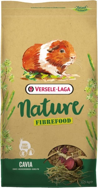 Versele-Laga Nature Fibrefood Cavia - 2,75kg Frischebeutel - Meerschweinchenfutter