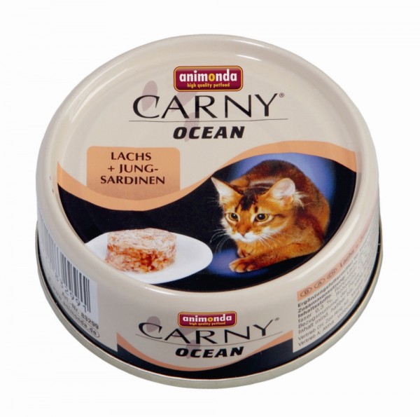 Animonda Carny Ocean Lachs & Jungsardinen - 80g Schale