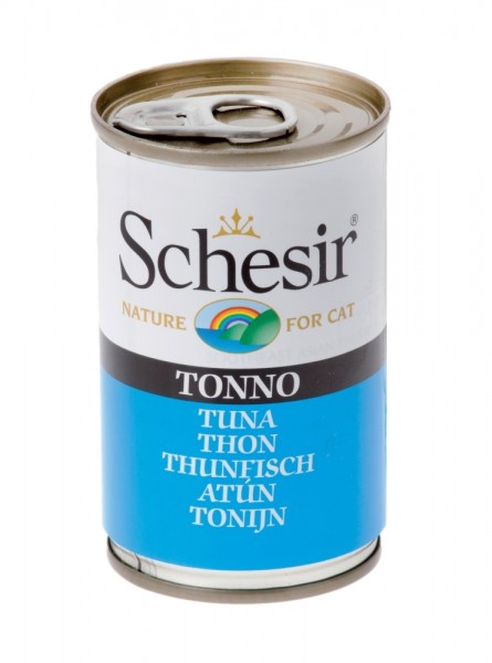 Schesir mit Thunfisch gedämpft und von Hand verarbeitet, 140g Dose