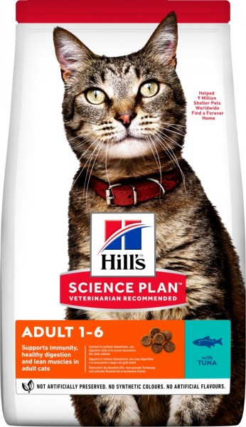 Hills Science Plan Katze Adult Thunfisch - 1,5kg Beutel