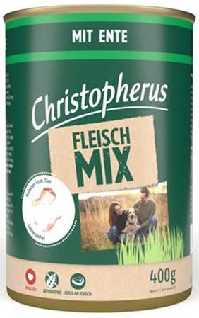 Christopherus Dog - Dose Fleischmix - mit Ente 400g