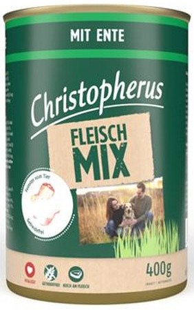 Allco Christopherus Fleischmix - mit Ente - 400g Dose