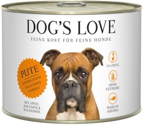 DOG´S LOVE Pute 200g Dose