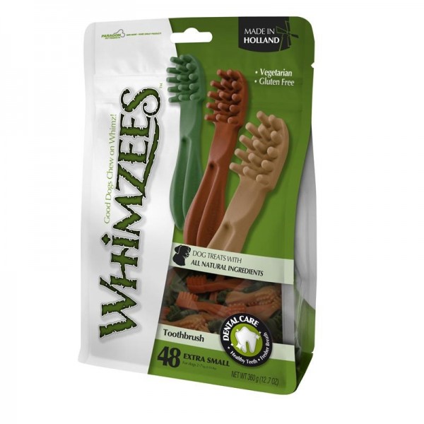 Whimzees Toothbrush/Zahnbürste XS 360g/48 Stück