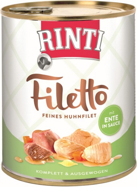 Rinti Filetto Huhn & Ente in Sauce 800g Dose
