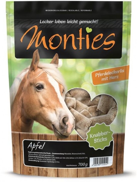 Allco Monties Apfel Sticks - 700g Beutel