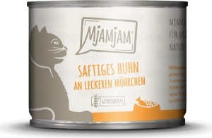 MjAMjAM für Katzen - Saftiges Huhn an leckeren Möhrchen 200g Dose