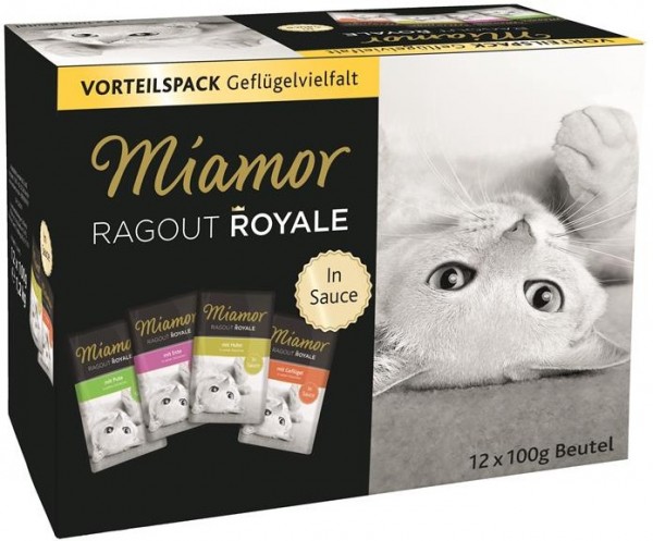 Miamor Ragout Royale Geflügelvielfalt in Sauce Multi Box