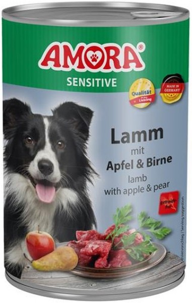 AMORA Sensitive Lamm mit Apfel & Birne - 400g Dose
