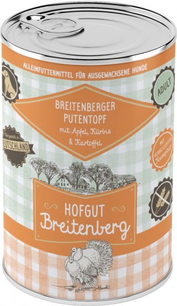 Hofgut Breitenberg Dog Breitenberger Putentopf mit Apfel,