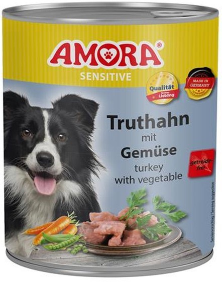 AMORA Sensitive Truthahn mit Gemüse - 800g Dose