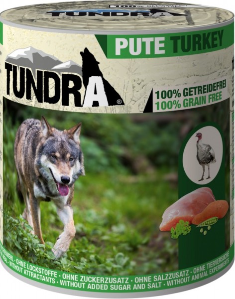 Tundra Adult Dog Pute - 800g Dose