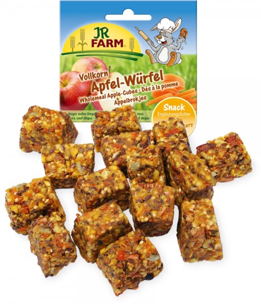 *** JR Farm Vollkorn Apfel-Würfel 90g [*** AUSLAUFARTIKEL]