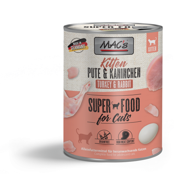 MACs CAT - Kitten Pute & Kaninchen 800g