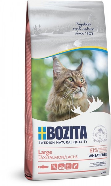 Bozita Katze Large wheat free Salmon 2kg