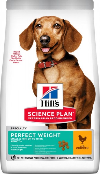 Hills Science Plan Hund Adult Perfect Weight Small & Mini Huhn - 1,5kg Beutel