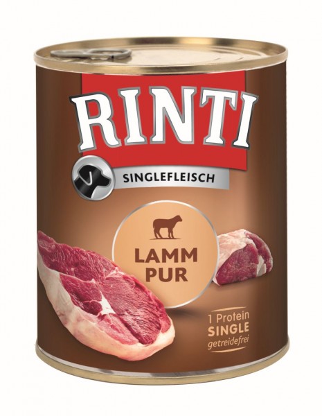 Rinti Singlefleisch Lamm Pur 800g