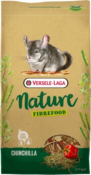 Versele-Laga Nature Fibrefood Chinchilla - 2,75kg Frischebeutel - Chinchillafutter